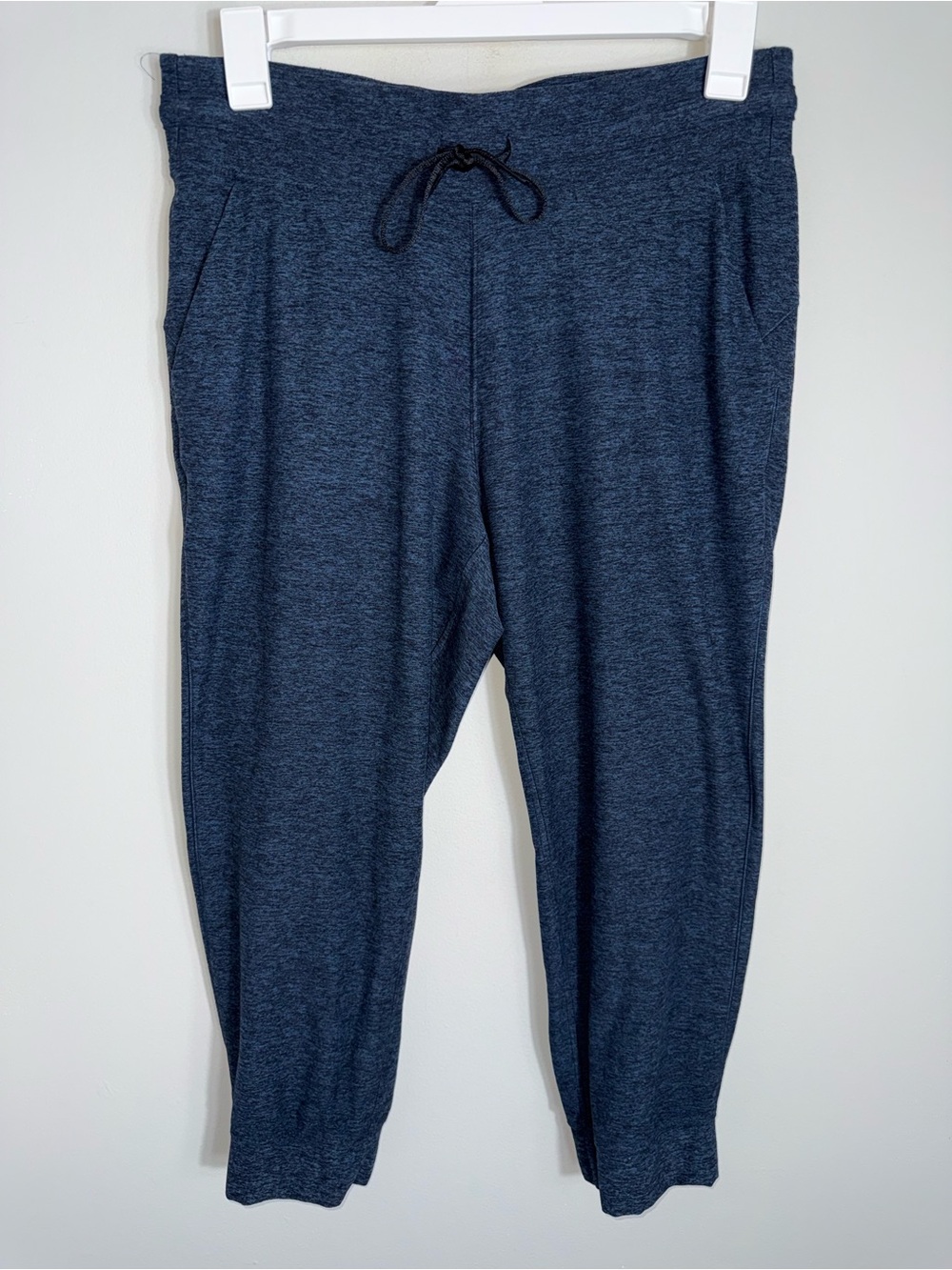 Lululemon Women's Ready To Rulu Joggers Pants-Blue Black Heathered-Size 12
